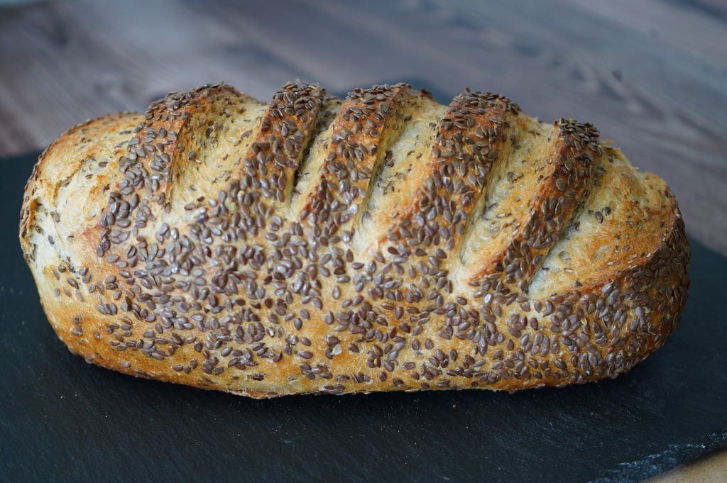 Flaxseed bread