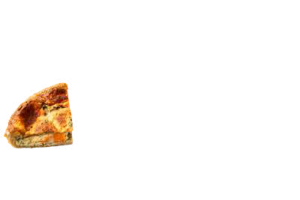 Quiche or pizza slices