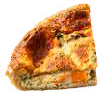 Quiche or pizza slices