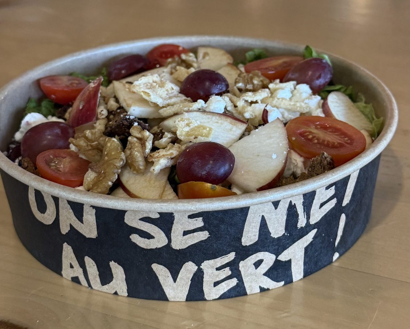 Salade chèvre raisin