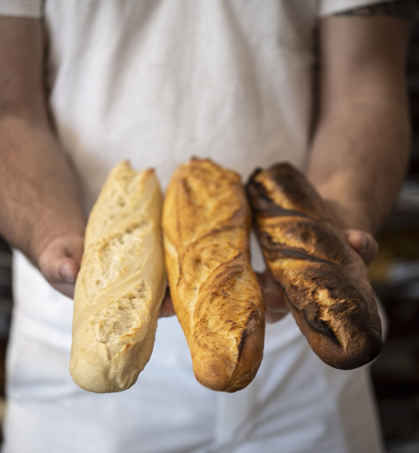 3 + 2 baguettes
